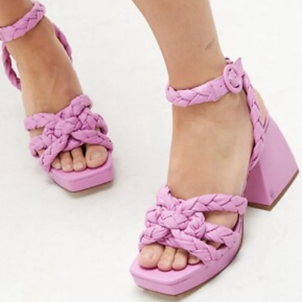 Circus by Sam Edelman Lavender Braided Heels